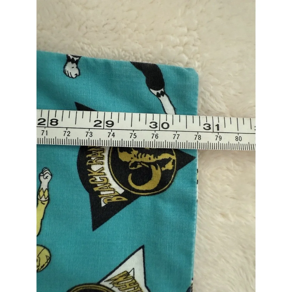 RARE Vintage Mighty Morphin 1995‎ Saban Power Rangers Teal Hand-Made Pillow Case